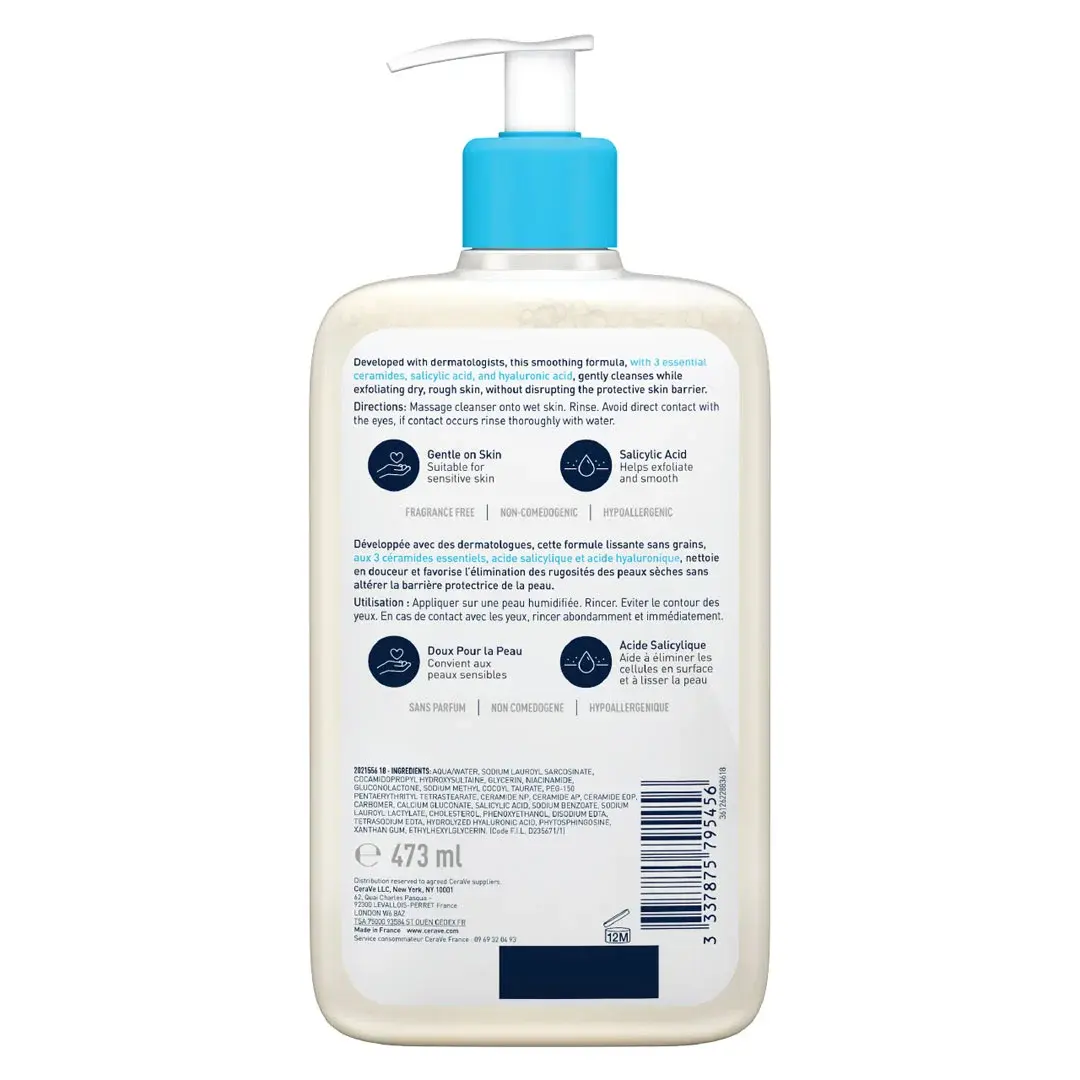 SA Smoothing Cleanser for Normal, Dry and Rough Skin 473ml