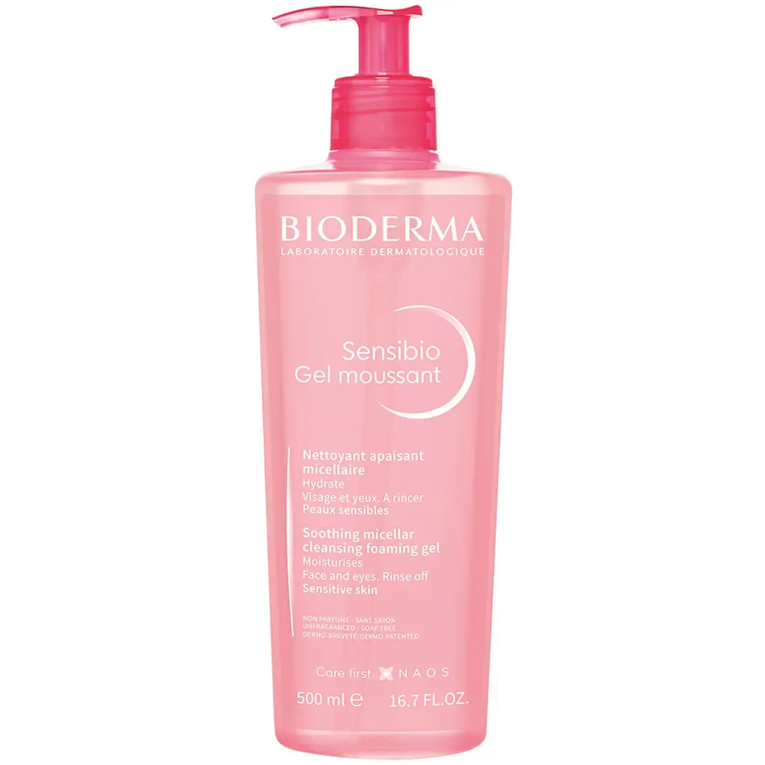 Sensibio Soothing Micellar Cleansing Foaming Gel for Sensitive Skin 500mL