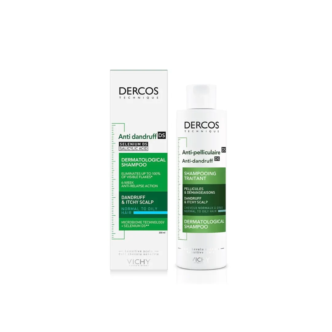 vichy dercos anti dandruff oily hair shampoo 200ml