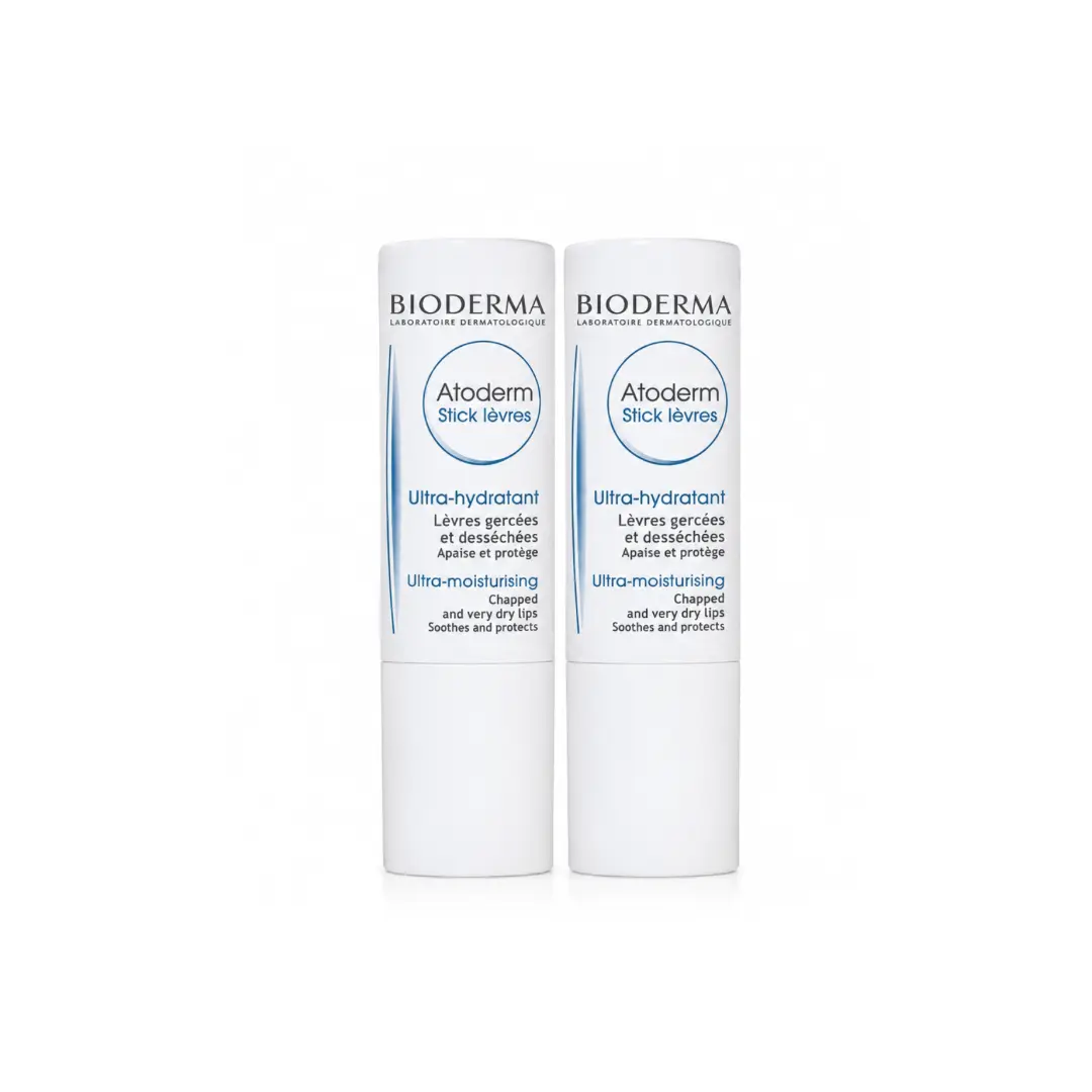 Atoderm Ultra-Hydrating Lip Stick Lot of 2 x 4g