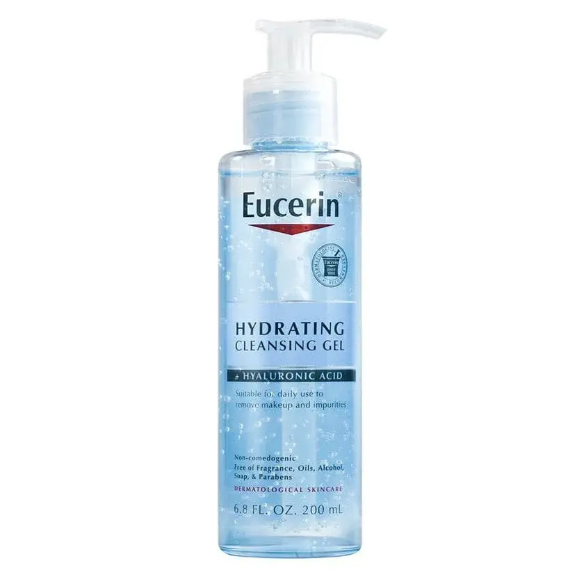 Eucerin, Hydrating Cleansing Gel Hyaluronic Acid, 6.8 fl oz 200 ml