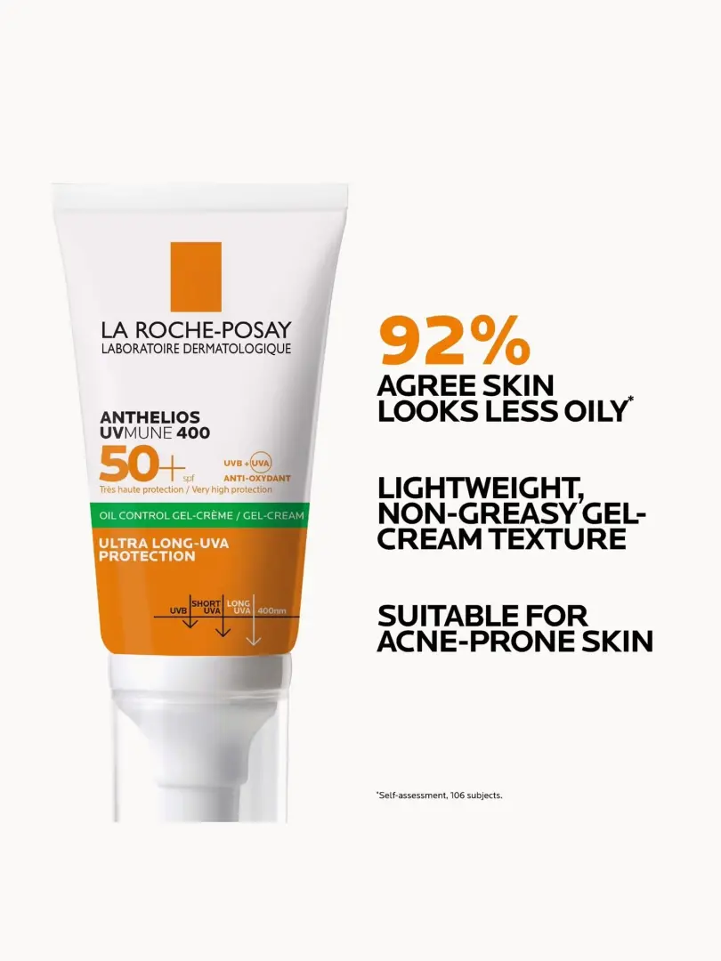 Anthelios UVmune 400 Gel-Cream Oil Control SPF50+ Fragrance Free 50ml