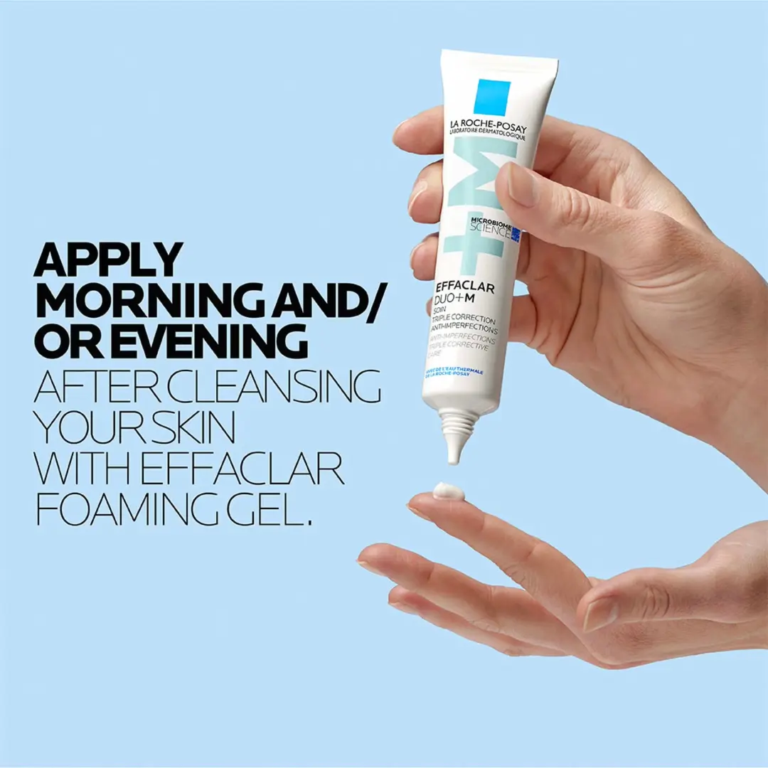 Effaclar Duo+M Acne Treatment Cream for Oily and Acne Prone Skin 40mL